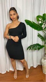 Flirty Mini Dress -Black