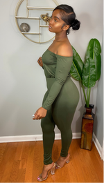 Aisha Jumpsuit Olive Green
