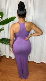 Lola Comfy Maxi Dress -Purple
